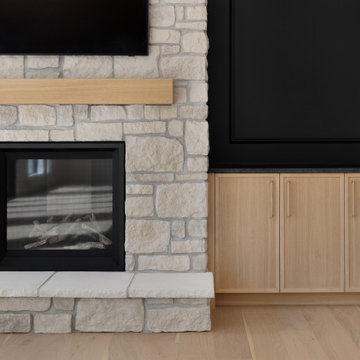 Sherwood Park Custom Home - Rift Cut White Oak with Natural Lacquer