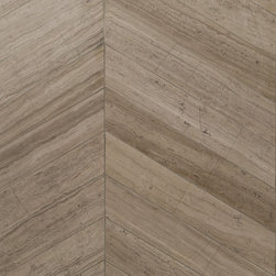 Vestige Chevron Ash - Wall And Floor Tile