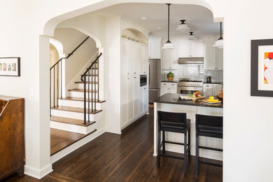 Transitional kitchen photo in Minneapolis