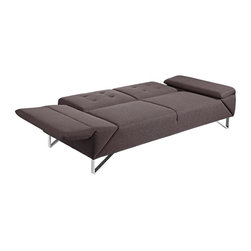 Briza Modern Brown Fabric Sofa Bed - Sofas