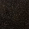 LaFayette Solid Black Granite Top Kitchen Island, Black Finish