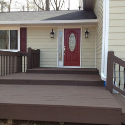 Siding and Window replacement, Front Deck addition - Outdoor Products