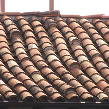 Clay tile roofing