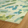 Kaleen Pastiche Collection Light Turquoise Area Rug 5'x7'9"