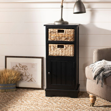 Safavieh Connery Cabinet, Distressed Black