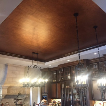 Old, worn plaster finish