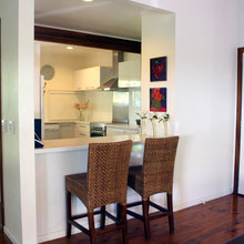 linking kitchen to living space