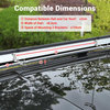 8.2x7.6 ft Car Side Awning Rooftop with LED Light Pull Out Tent Shelter Camping