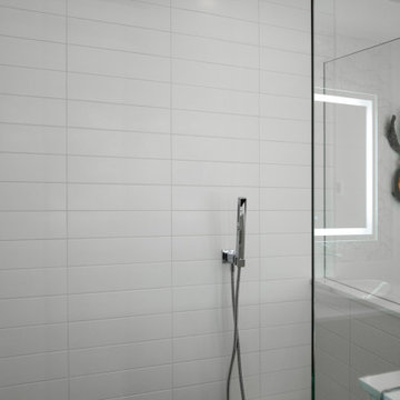 Modern Bathroom Remodel Brings Light & Life to Boring Bathroom