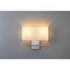Access Lighting 64062LEDDLP/WH Mid Town 2 Light 13" Tall LED Wall - Brushed