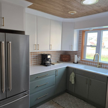 From Inspiration to Reality: A Two-Tone Kitchen Transformation