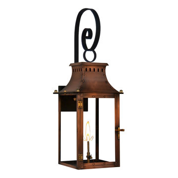 Market Street Gas Copper Lantern