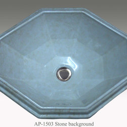 Hand Painted Drop-in Sinks by Atlantis Porcelain Art - Products