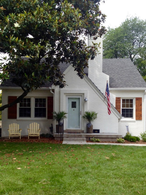 Landhausstil Häuser mit Backsteinfassade Ideen, Design & Bilder | Houzz