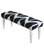 Navy and Beige Bench by Surya
