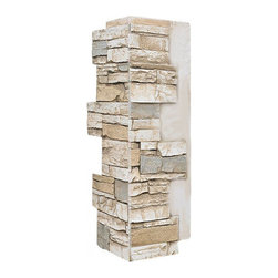 140-ALPINE DEEP STACKED CORNER 24"H X 9"W X 1 1/2"D - Wall Panels