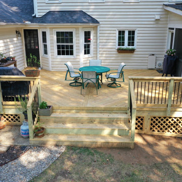 South Charlotte Treated Lumber Deck