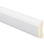 Inteplast Building Products - Polystyrene OG Stop Moulding, Set of 5, 3/8"x1-5/16"x84", Crystal White - Inteplast Crystal White Mouldings are the ideal way for you to add style and beauty to your home. Our mouldings are lightweight and come prefinished making them an easy weekend project. Inteplast Crystal White Mouldings come in a wide variety of profiles that give you the appearance of expensive, hand-finished moulding giving you the perfect accent for your room.
