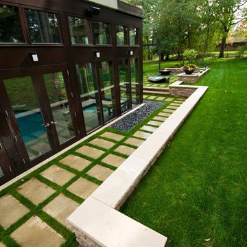 Contemporary Steel Lounge