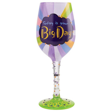 "Big Day" Wine Glass by Lolita