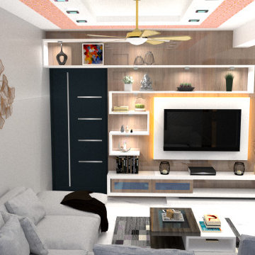 Living Room Design Idea by Sahu Foundation