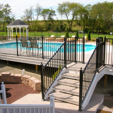 Black Aluminum Pool Fencing