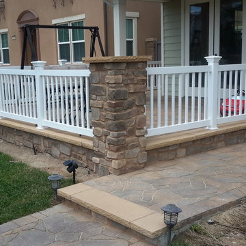 Tustin Front Yard Walls and Patio