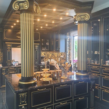 Custom made cabinets for whole house in Hamburg Germany