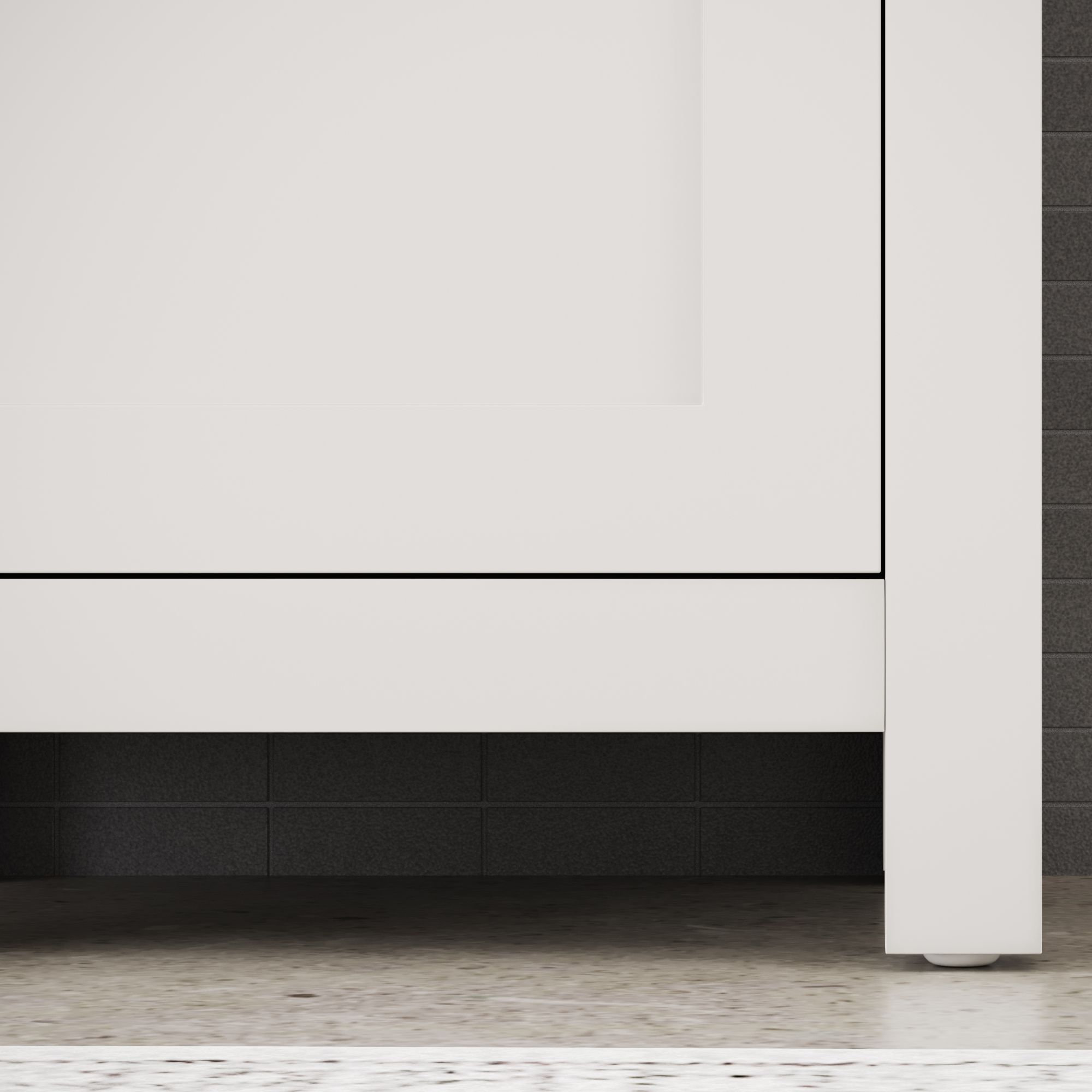 Mia Bathroom Vanity, White, 18", Single Sink