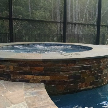 Durbin Crossing Freeform Pool with Spa