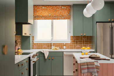 1950s kitchen photo in San Francisco