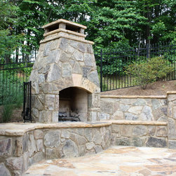 Assorted Outdoor Fireplaces - Outdoor Fireplaces