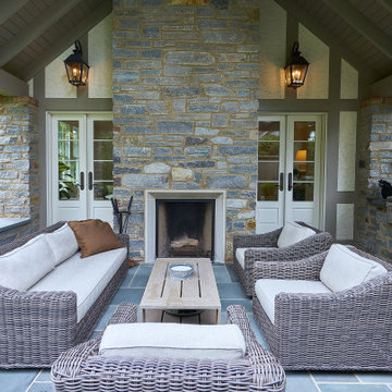English Tudor Remodel in Radnor