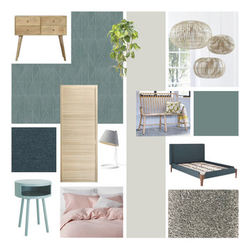 Colour plans and Moodboards