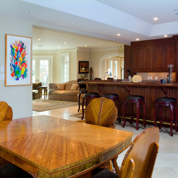 entertainment bar area