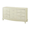 AICO After Eight Upholstered Dresser in Pearl Croc AI-19050-12