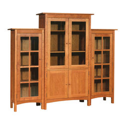 Modern Shaker Wall Unit Bookcase - Bookcases