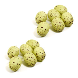Shea's Wildflower - Bag of 6 Faux Spotted Eggs, Set of 2 - Wreaths And Garlands