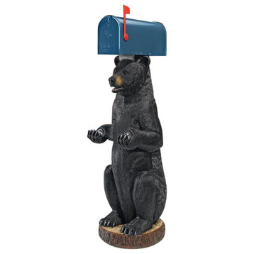 Postal Bear Mail Post Sleeve Statue