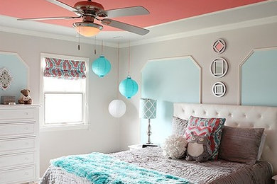 Inspiration for a transitional bedroom remodel in New York