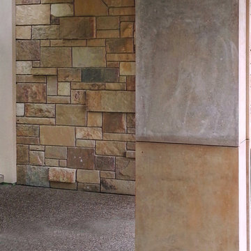 Stone used for outdoor living areas