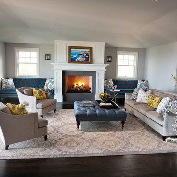 Andrea May Interiors La Jolla Updated Eastern Seaboard Style Estate