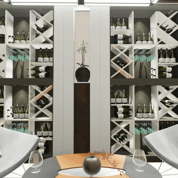 Contemporary Home Bar Transformation in Greenwich