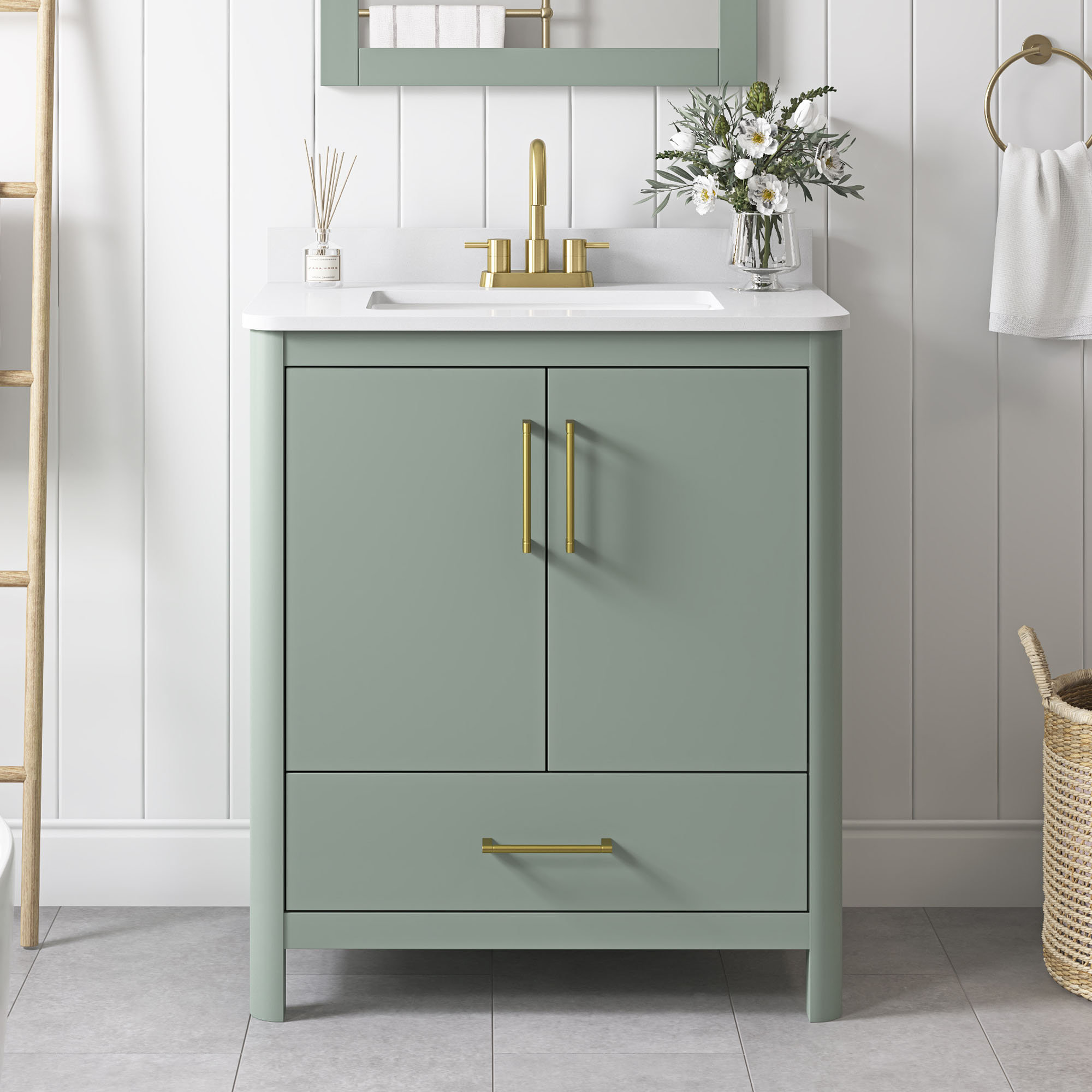 Elegant Houzz Bathroom Vanity Single Sink: Stylish & Functional Design