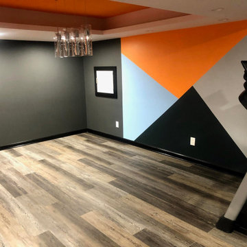 BASEMENT REMODEL pool table space