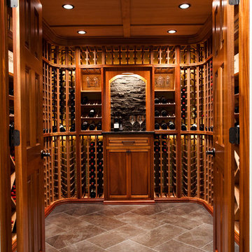 Case Design Mahogany Wine Cellar