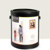 Eggshell Wall Paint, Gallon Can, Almost White