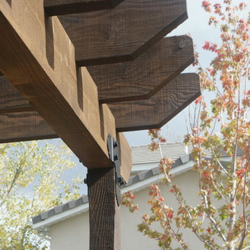 deck fix and Tongue and groove wall pergola
