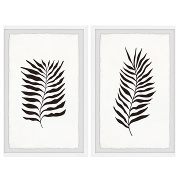 Fern Connection Diptych, Set of 2, 16x24 Panels