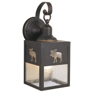Vaxcel Lighting OW24963 Yellowstone Outdoor 1 Light Outdoor Wall - Burnished